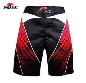 Suotf Mma boxe coton respirant Sport pantalons d'entraînement shorts de boxe Muay Thai boxe pas cher Mma Shorts Kickboxing hommes Shor7725875