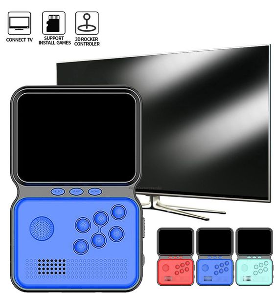 La console de jeu portable à bascule peut stocker 990 jeux Extension TF Lecteur de jeu 16 bits Mini jeux de console vidéo rétro Boîte de jeu de poche PK SUP