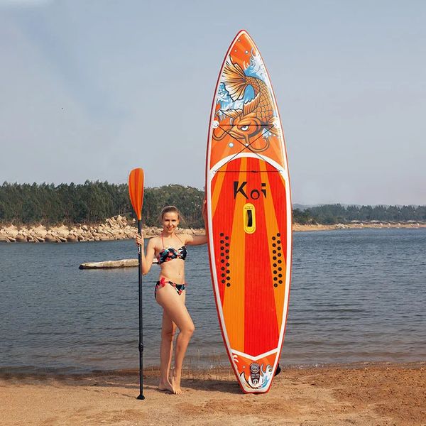 SUP gonflable Stand Up Paddle Board SupBoard planche de surf avec sac à dos laisse pompe sac étanche ailerons 231225