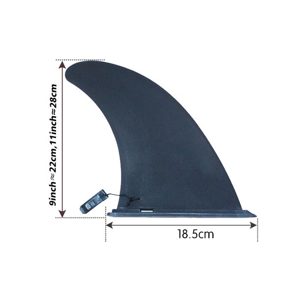 Sup Surf Water Wave Fin accessoires ACCESSOIRES STABLE UP UP PADDLE Board Surf Board Détachement glissable Pêche gonflable 9 pouces