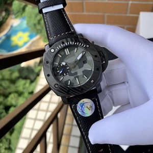 Super 131 Montre DE Luxe Saffierglas 47 mm 16 mm Automatisch uurwerk horloges Siliconen horlogeband met 316 kristallen stalen kast3352
