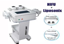 Super 2021 Liposonix Corps Slimming Shaping Machine Hifu Face Soulevant l'élimination des rides 2 en 1 réduction de graisse Ultrasons cutanés serreni6575234