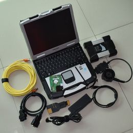 Super 3IN1 voor bmw icom volgende diagnostic tool nieuwste hdd 1000 gb met laptop cf30 strongbook touchscreen