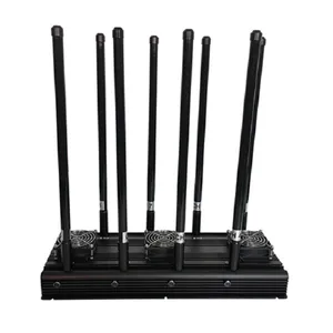 Super 8 bandes bureau haute puissance UHF VHF WiFi Bluetooth LOJACK LORA GPS GSM 3G 4G 5G brouilleur de téléphone portable pour réunion Roon