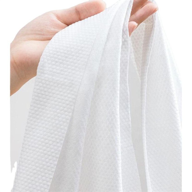 superabsorberende dagelijks schone badhanddoek spa handdoek non-woven wegwerpbadhanddoek biologisch