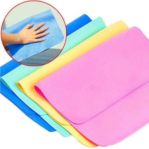 Serviette super absorbante Magical Auto Care Suede Chamois Serviettes de nettoyage de voiture Couettèle de voitures de voitures