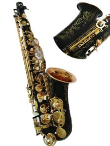 Saxophone Super Action 80 série II, noir et or, Alto Eb Tune, modèle 802, saxophone plat avec étui à anches, embout professionnel 2023