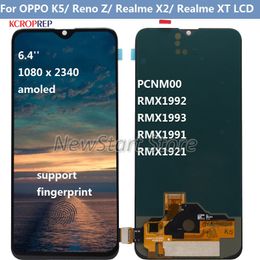Super AMOLED pour Oppo K5 Reno Z LCD Affichage Écran tactile Numériseur du panneau pour REALME X2 Affichage REALME XT Affichage LCD avec cadre