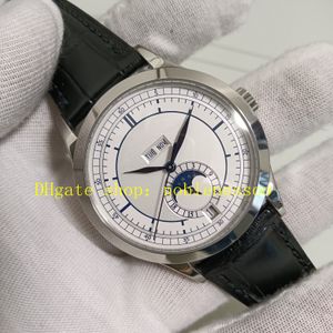 Super annuel Calendrier Moon Watch Authentic Picture Mens White Diad Cador En cuir STRAP 5396G KM FACTORY CAL.324 S QA LU 2 KMF SPORT AUTOMATIQUES AUTOMATIQUES MONTÉRES MÉCANIQUES