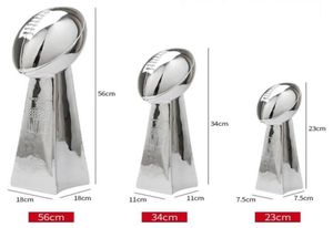 Super B Owl Resin Trophy American Football League Cup Vince L Ombardi Trophy 903903924cm 1303903934cm volledige grootte 225427100