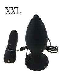 Super groot formaat 7-modus vibrerende siliconen buttplug grote anale vibrator enorme anale unisex erotische speeltjes seksproducten L XL XXL8440623