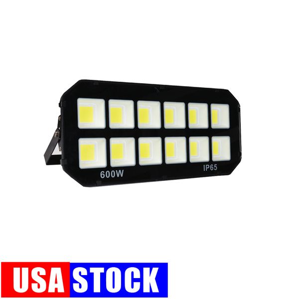 Super lumineux 200W 400W 600W led projecteur extérieur lampe d'inondation étanche lampes de lumière de Tunnel 85-265Volt 6500K blanc froid usalight