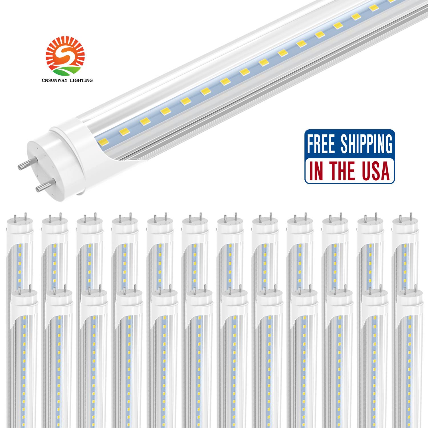 Super Bright 22W 2200lm T8 G13 Led Tube Lights 4ft 1.2m 1200mm Led Lampe Fluorescente AC 110-277V Chaud Naturel Blanc Froid UL