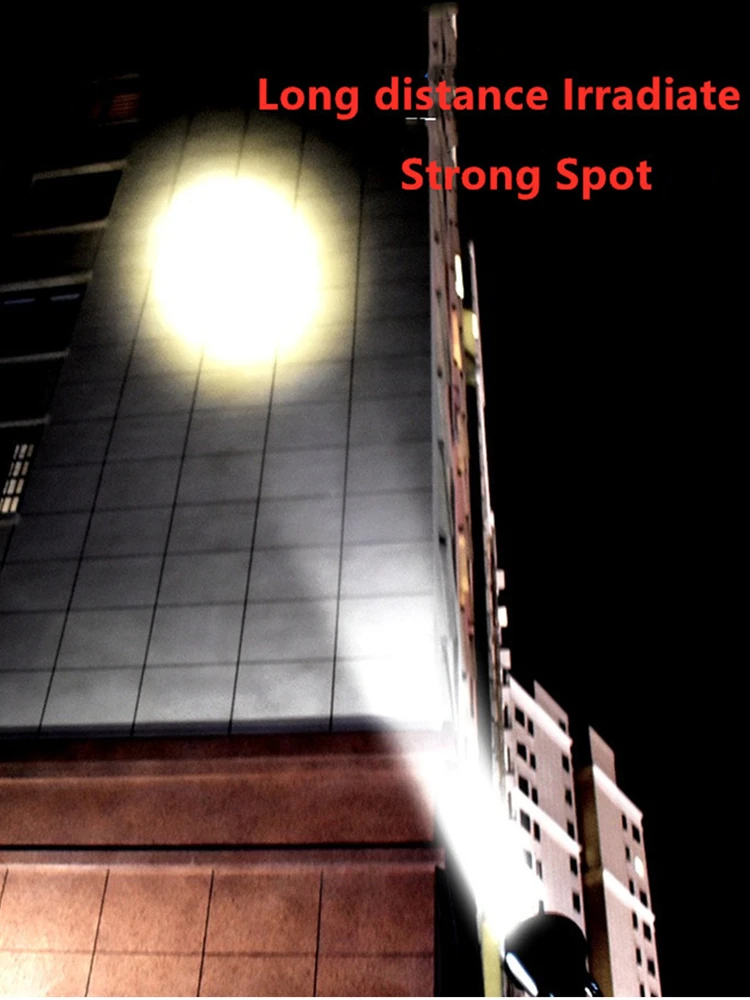 Super Bright 25W Long Range LED Handheld Spotlight Hunting Flashlight Aluminium Reflector Portable Searchlight Spot Beam Lamp
