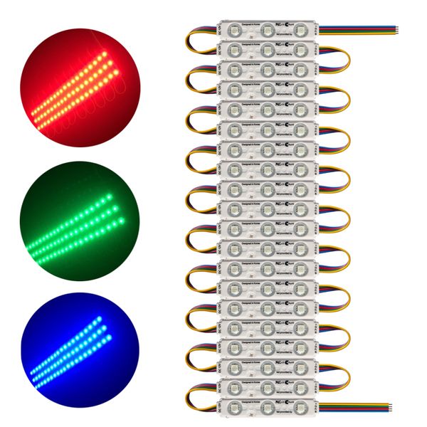 Super Bright 3 LED Module RGB 5050 SMD led Étanche Décoratif Vitrine LED Lumière pour Lettre Signe Publicité Signes crestech888