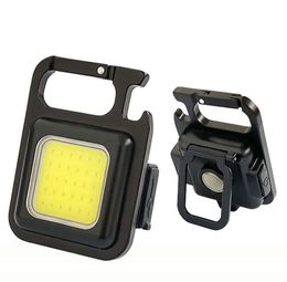 Super Bright 3 modi zaklamp werklamp USB micro oplaadbare zoeklicht zaklampen met COB werklicht voor wandelcamping buiten fietsen in de buitenlucht