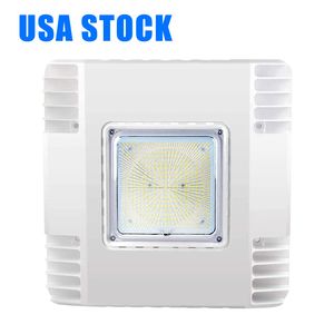 Projecteurs super lumineux led lumières de la canopée station-service à essence éclairage extérieur pour la lumière de terrain de jeu IP66 110-277v 5500K 150 W Usalight Stock Usa