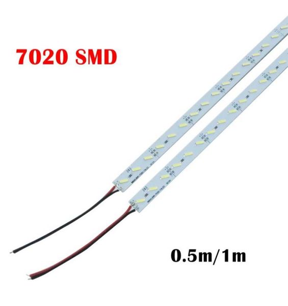 Barra de luz rígida y dura superbrillante DC12V 100cm 72 LED SMD 7020 tira de luz Led de aleación de aluminio para exhibición de joyería de gabinete 5313908