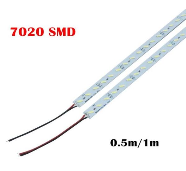 Barra de luz rígida y dura superbrillante DC12V 100cm 72 LED SMD 7020 tira de luces Led de aleación de aluminio para exhibición de joyería de gabinete 7844999