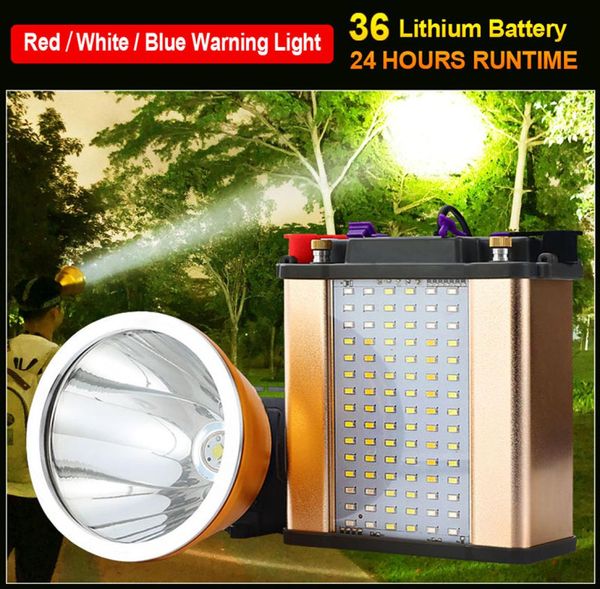 LED de cabeza de caza Super Bright Hunting LED recargable Lámpara de aventura Lámpara de cabeza larga distancia de color amarillo blanco Perfecto para exp1728511