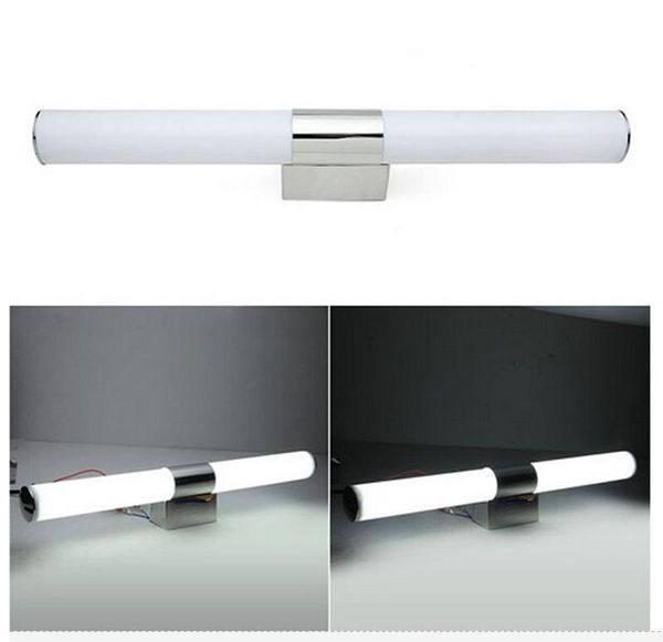 Lámpara de luz LED para espejo, luz led para tocador de baño, luces de pared para baño, AC85-265V, luz LED interior simple y moderna de acrílico
