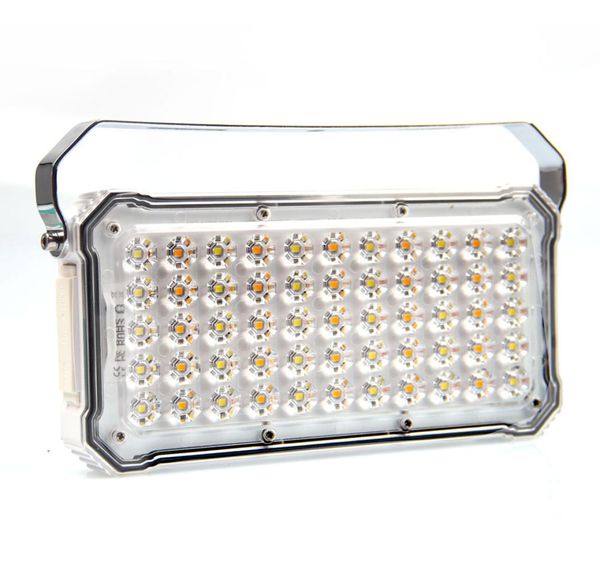 Luz Led de trabajo superbrillante, recargable por USB, lámpara de Camping plegable para exteriores, linterna de búsqueda portátil, reflector LED COB 9223763