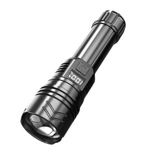 Lampe de poche à LED P50 super brillante USB USB rechargeable zoom zoom imperméable lampe à torche de camping lanterne de pêche avec affichage de puissance