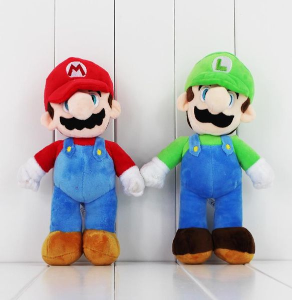 Super Bros Stand Luigi Plush Soft Doll Toys 10 pulgada para niños Regalos envío gratis5891097