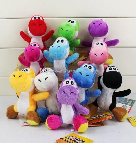 Super Bros Yoshi Plush Anime Keychain 10 Colors Plush Doll Kids Gift 10cm Envío gratis3934989