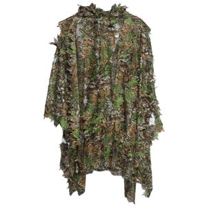 Super Camo 3D bionique feuille Camouflage Ghillie costume Manteau ensemble Jungle militaire Train chasse