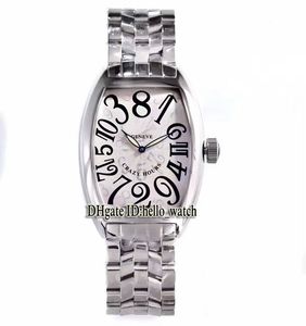 Hoge Kwaliteit Crazy Uren 8880 CH White Dial Automatic Mens Horloge Rvs Armband Hoge Kwaliteit Man New Business Watch