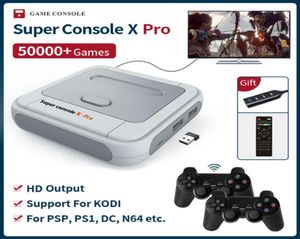 Super Console X Pro S905X HD WiFi Output Mini TV Video Game Player voor PSPPS1N64DC Games Dual System Builtin 50000 Games 21034525166