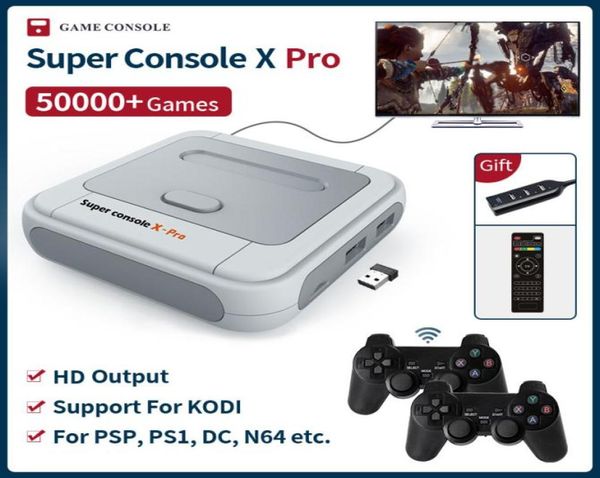 Super Console X Pro S905X HD WiFi Output Mini TV Video Game Player pour PSPPS1N64DC Double System Breetin 50000 Games 21034525166