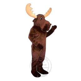 Super schattig Bull Moose mascottekostuum Kerstkostuum themakostuum