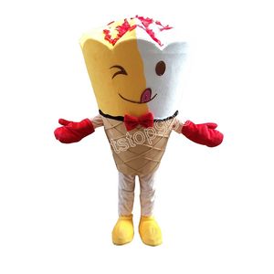 Super schattig ijs mascotte kostuums kerst fancy feestjurk stripfiguur outfit pak volwassenen maat carnaval pasen reclame thema kleding