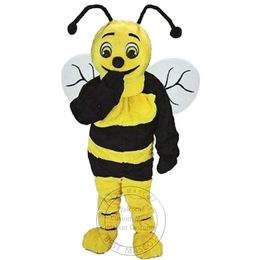 Costume de mascotte Super mignon petite abeille pour adultes déguisement de thème de dessin animé de mascotte d'université