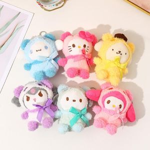 Super mignon Panda Crossdressing Kuromi poupée pendentif en peluche Jade Gui chien sac pendentif poupée cadeau