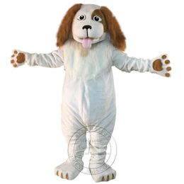 Costume de mascotte de chien de carlins Super mignon pour les vêtements de performance de carnaval adulte costumes de personnage de fête d'anniversaire