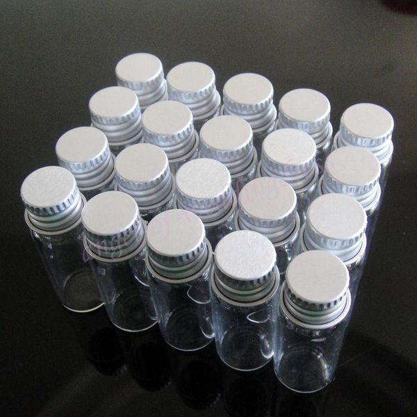 Super Deal 30 pièces 16x60mm minuscules petites bouteilles transparentes flacons en verre 6ml 3/2 Dram avec bouchons à vis prix usine