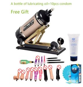 Super Deluxe sex machine ingesteld met veel dildo -gehechtheid en mannelijke masturbator seksuele geslachtsgemeenschap liefde machine seks meubels gi7109537