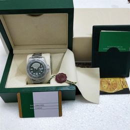 Super Factory Horloge V5 N Versie 3 Stijl 2813 Automatisch uurwerk Zwart Groen Blauw 40 mm Keramische ring Saffierglas duiken Heren Wat265I