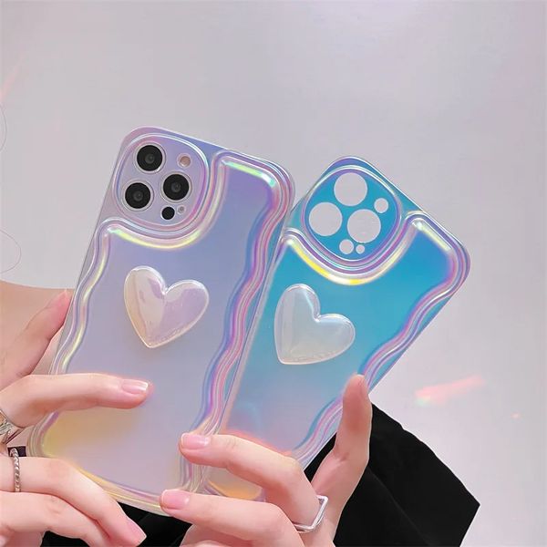 Coque de téléphone Super fée Laser amour 3D, pour iphone 15 14 13 12 11 Pro Max 14plus, nouveaux produits à la mode