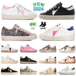 Super Fashion Star Hi Casual Chaussures Glitter Cuir Camo Print Low Top Baskets Designer Do-Old Dirty Shoe Hommes Femmes Italie Marque Luxuey Plateforme Baskets Mocassins Homme