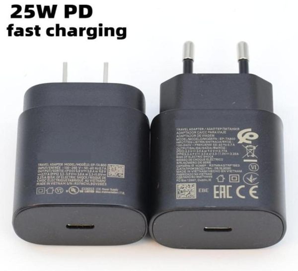 Adattatore caricabatterie rapido USB tipo C super veloce 25w PD TA800 per caricabatterie da viaggio Samsung S20 Note 20Neto1064510861381292