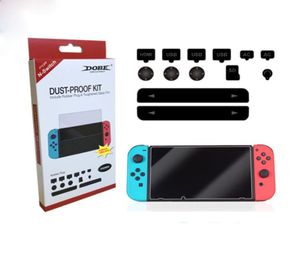 Super Game Kit Protective Accessories voor Nintendo Switch Host gehard glazen scherm ProtectorHost Dust Plug TNS862 new9029488