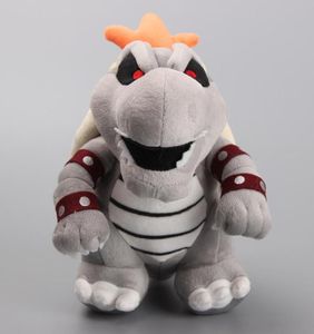 Super Gray King Bowser Jr Koopa Toys Llughed Plush Kids Birthday Gift 12 