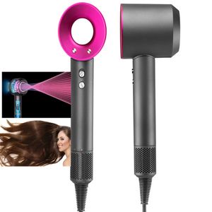 Super Föhn Negatieve Ionen Bladloos Anion Blow Hollow Haardrogers HD Hoge snelheid Haardroger haardroger Haarverzorging Sneldrogend Diffuser Met 5 Accessoires Haarstijl