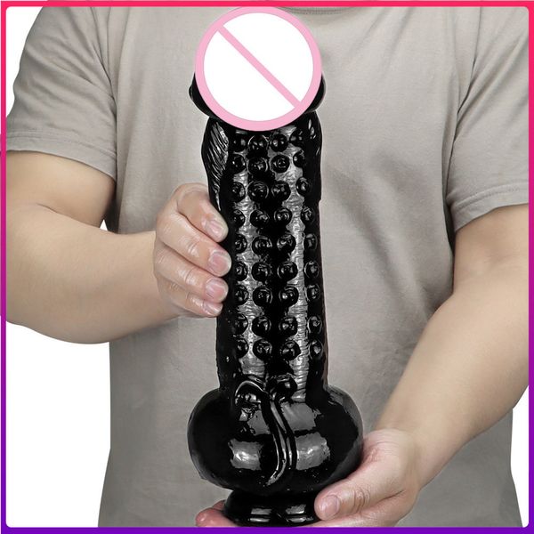 Super Énorme Gode Réaliste Plug Anal Faux Dilatateur De Pénis Stimulateur Vaginal Masseur De La Prostate Sex Toys Pour Femmes Hommes Masturbateur 230728