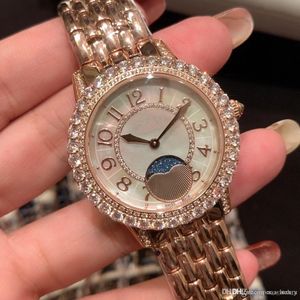 Montre Super dame mouvement à quartz suisse étanche 50 m diamètre 36mm montres diamant de haute qualité (108 + 36)