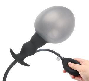 Super grote opblaasbare enorme grote anale plug max 12 cm dildo pompdilator uitbreidbaar geen vibrator kontballen sex toys4859537